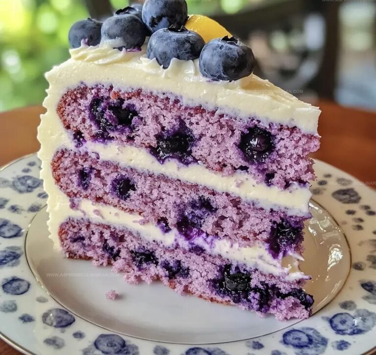 Blueberry Cake Lemon Cream Cheese Frosting Recipe