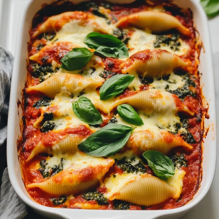 Spinach Ricotta Stuffed Shells Recipe