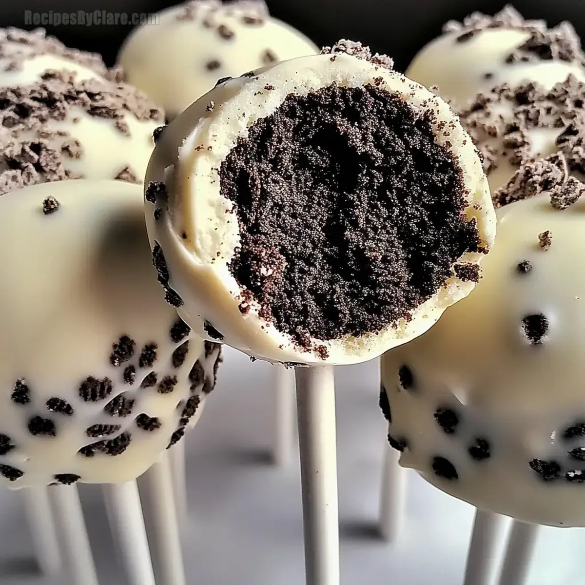 Oreo Cookies Cream Cake Pops Recipe