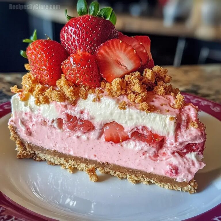 Strawberry Crunch Cheesecake Recipe
