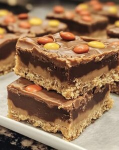 Reeses Peanut Butter No Bake Bars Recipe