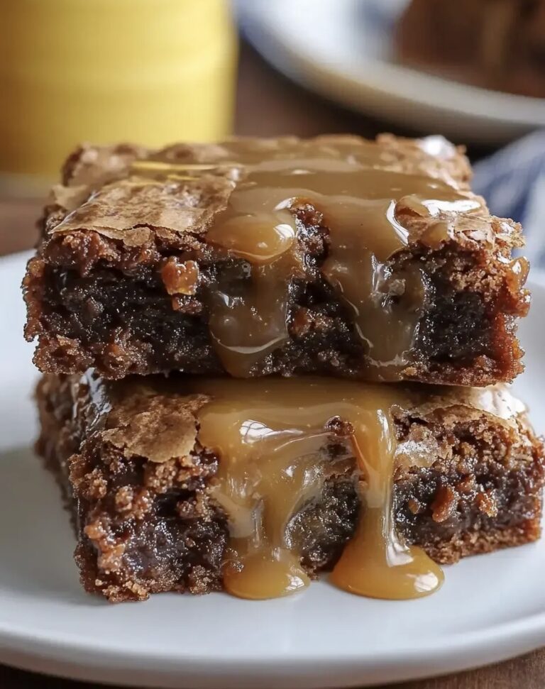 Cinnamon Caramel Brownies Recipe