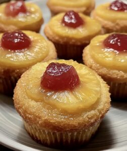 Pineapple Upside Down Cupcakes Recipe