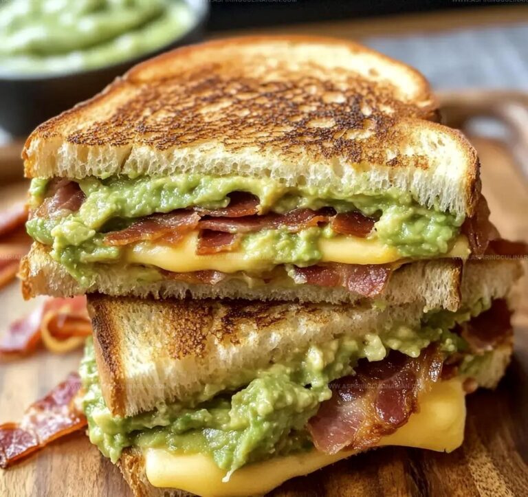 Bacon Guacamole Grilled Cheese Recipe