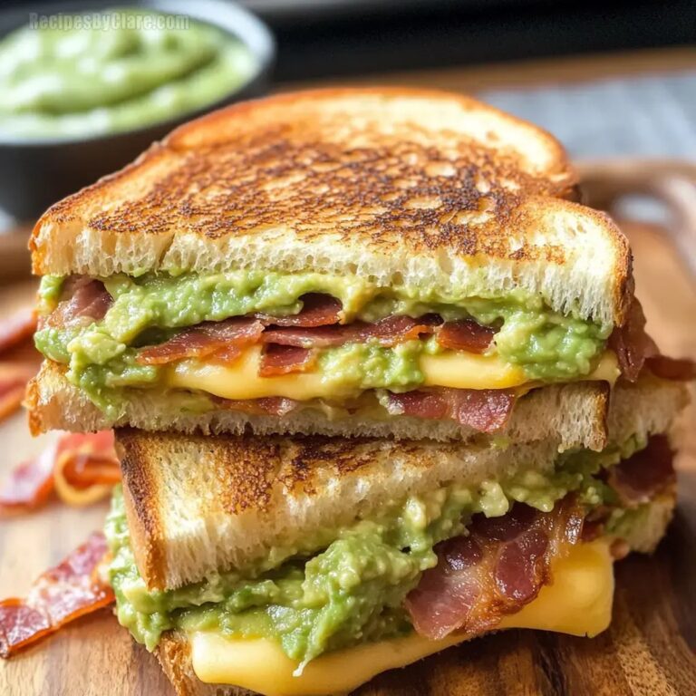 Bacon Guacamole Grilled Cheese Recipe