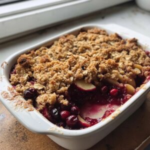 Cranberry Apple Crumble Recipe