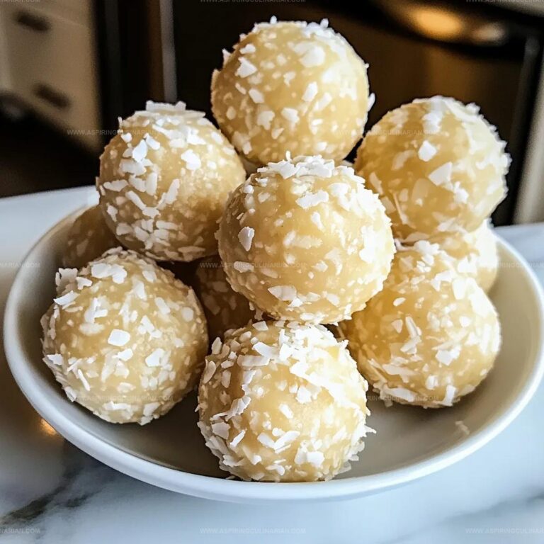 Lemon Coconut Protein Balls Recipe