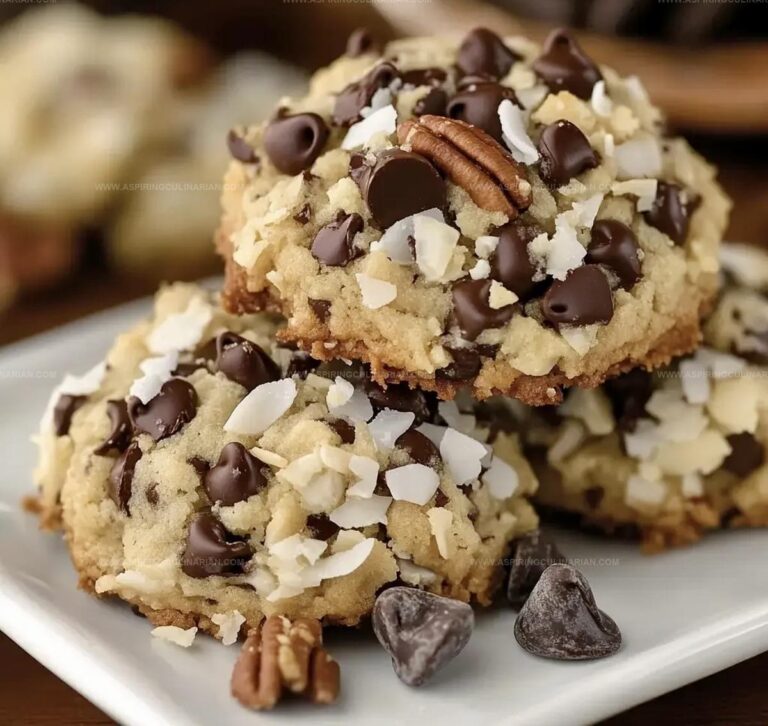 Chocolate Pecan Coconut Cookies Recipe