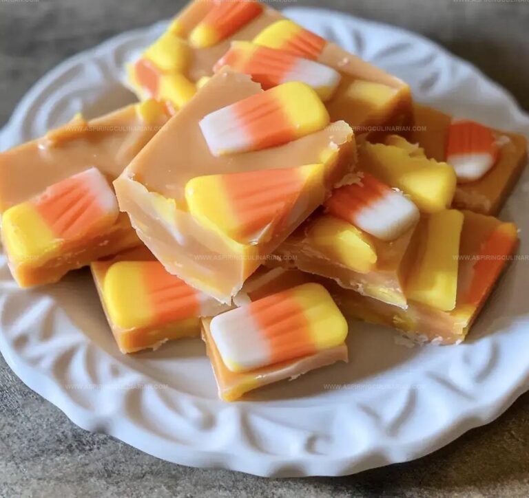 Easy Candy Corn Fudge Recipe