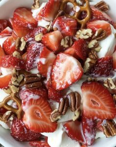 Strawberry Toffee Dessert Salad Recipe