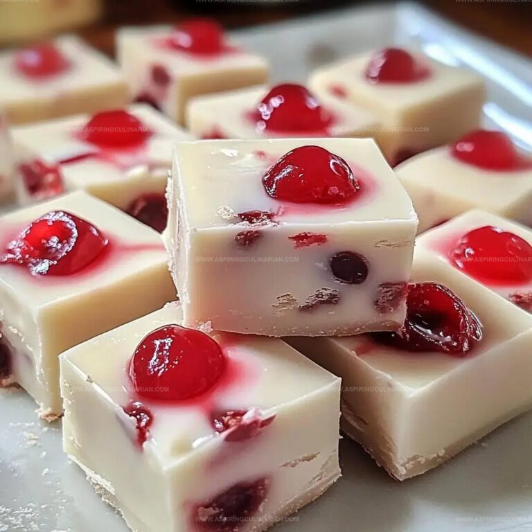 Cherry White Chocolate Fudge Recipe