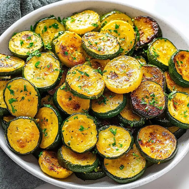 Roasted Zucchini Squash Recipe