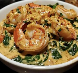 Creamy Shrimp Crab Spinach Recipe