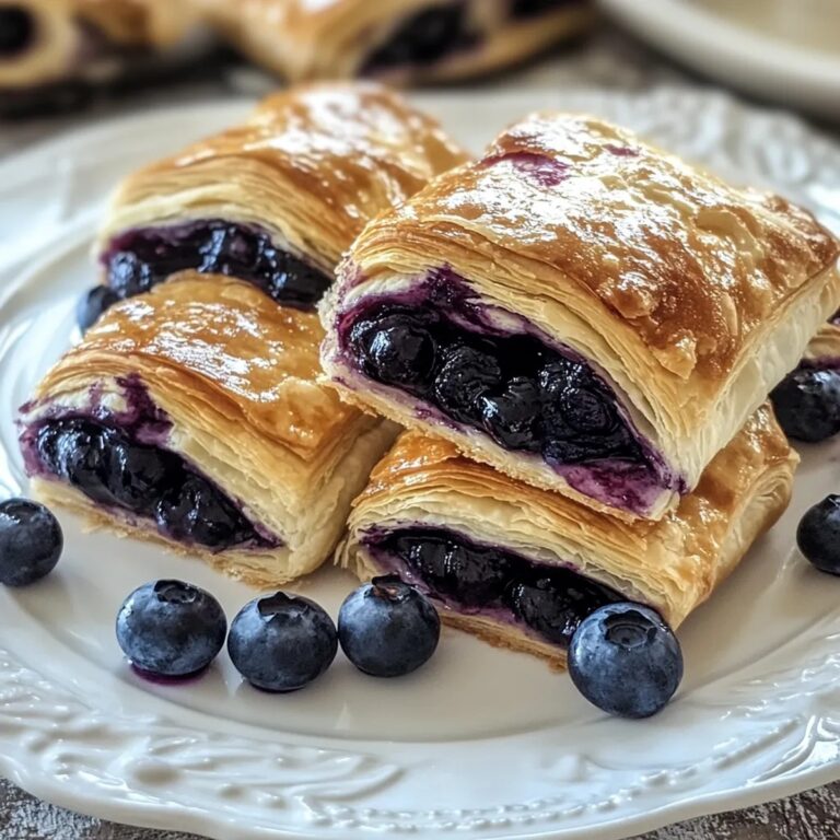 Blueberry Cream Cheese Puff Pastry Recipe