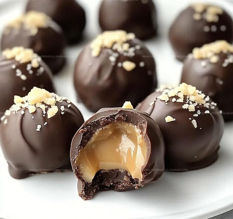 Salted Caramel Fudge Truffles Recipe