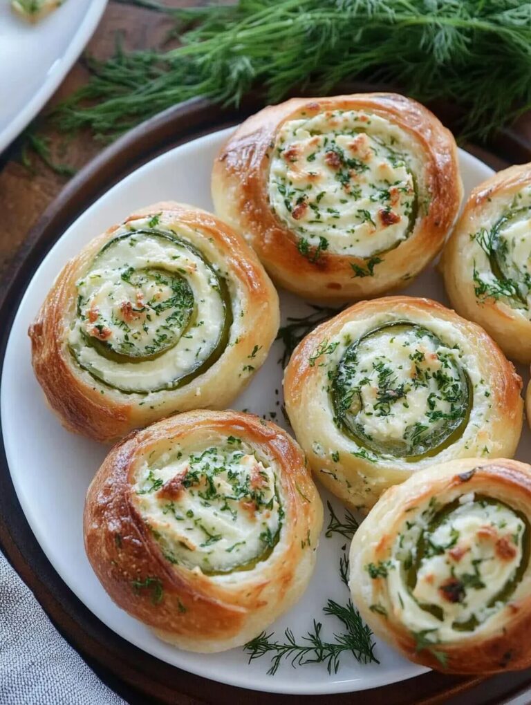 Creamy Pickle Roll Ups Recipe
