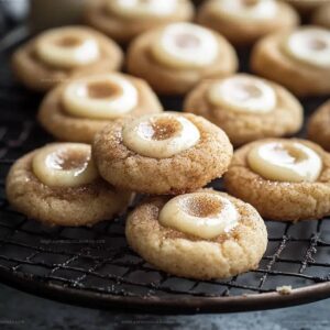 Eggnog Snickerdoodle Thumbprints Recipe