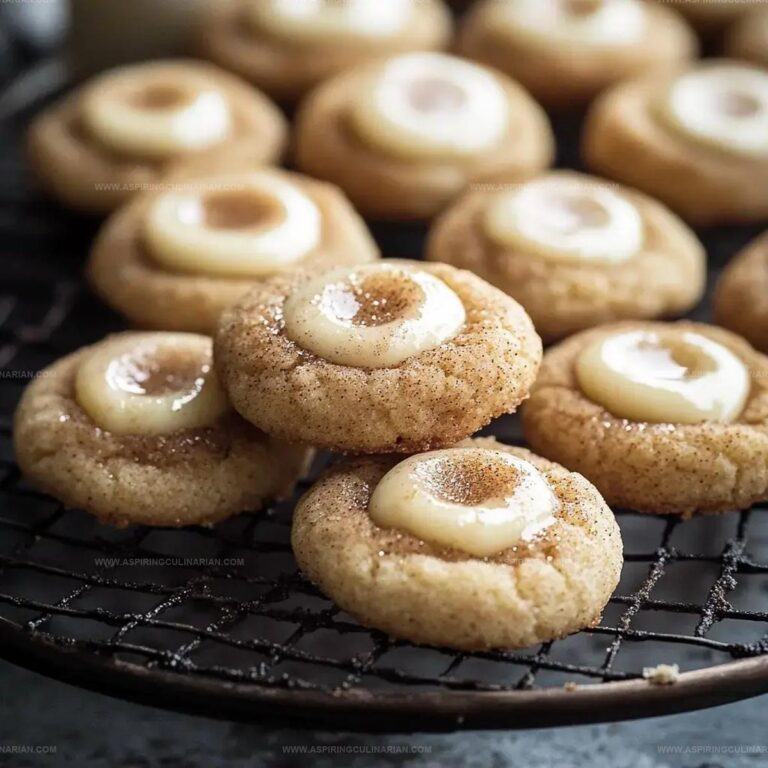 Eggnog Snickerdoodle Thumbprints Recipe