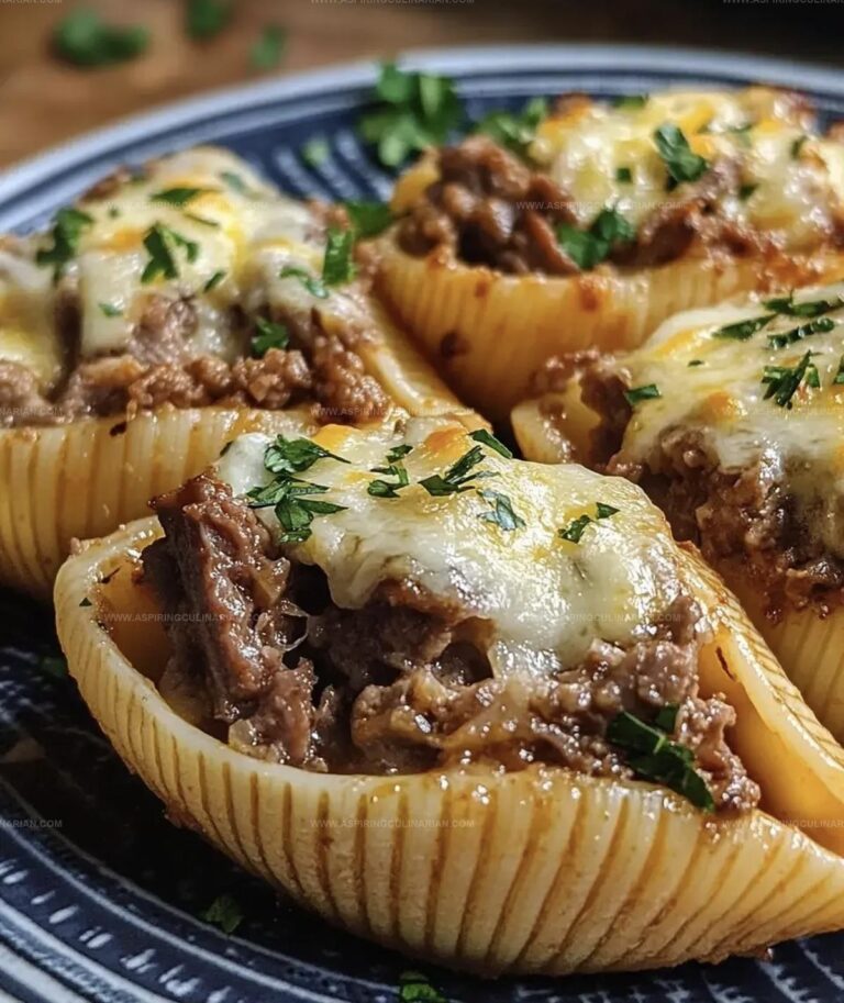 Cheesesteak Stuffed Shells Recipe