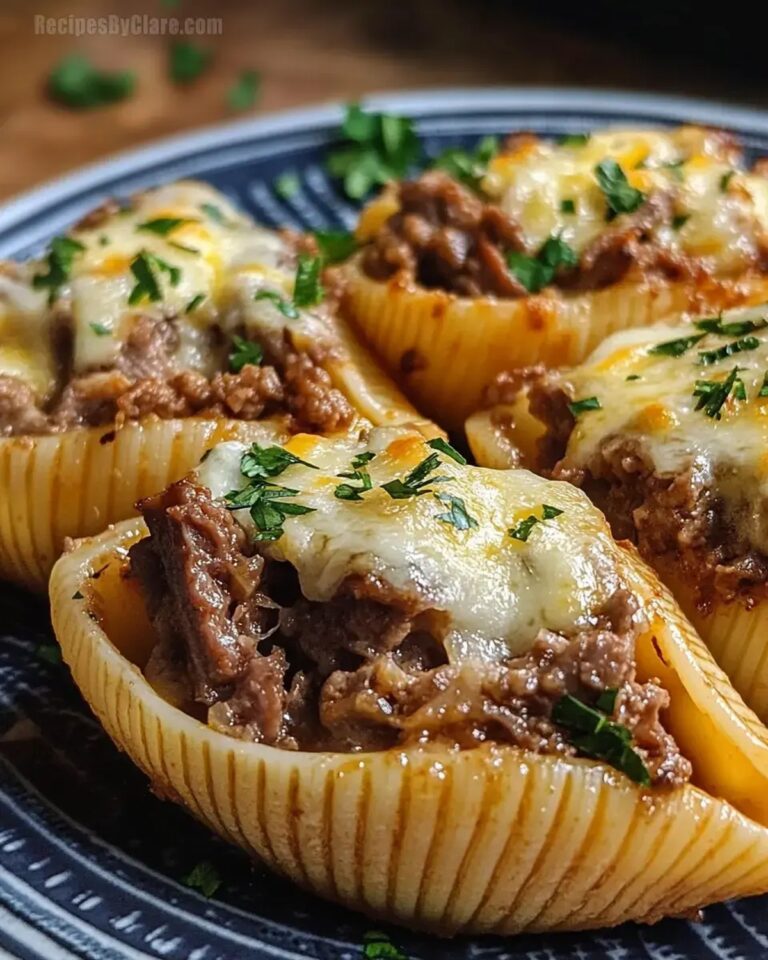 Cheesesteak Stuffed Shells Recipe