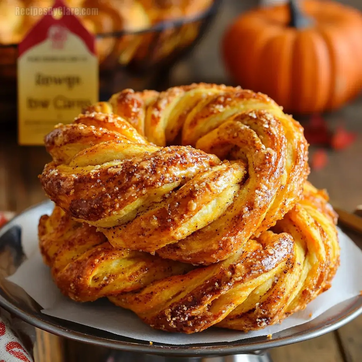 Pumpkin Twists Cinnamon Sugar Recipe
