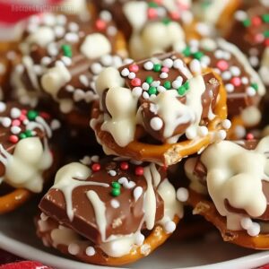 Candy Bar Pretzel Bites Recipe