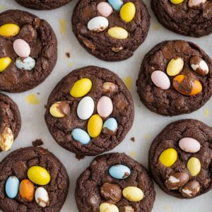 Mini Egg Brownie Cookies Recipe