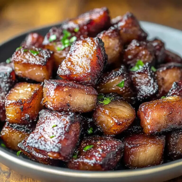 Air Fryer Pork Belly Bites Recipe