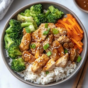 Teriyaki Chicken Rice Bowl Recipe