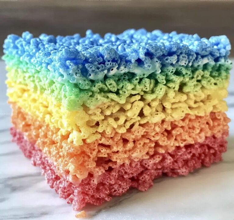 Rainbow Rice Krispie Treats Recipe