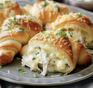 Chicken Stuffed Crescent Rolls Recipe