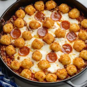 Pizza Tot Casserole Recipe