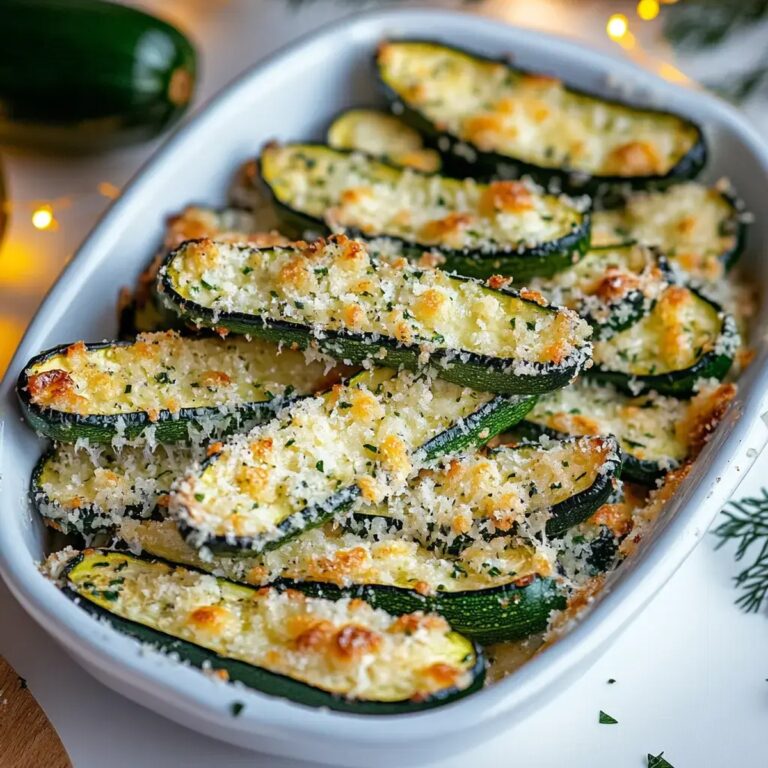 Baked Parmesan Zucchini Recipe