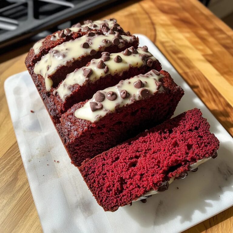 Red Velvet Banana Bread Recipe