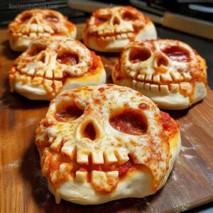 Halloween Pizza Skulls Recipe