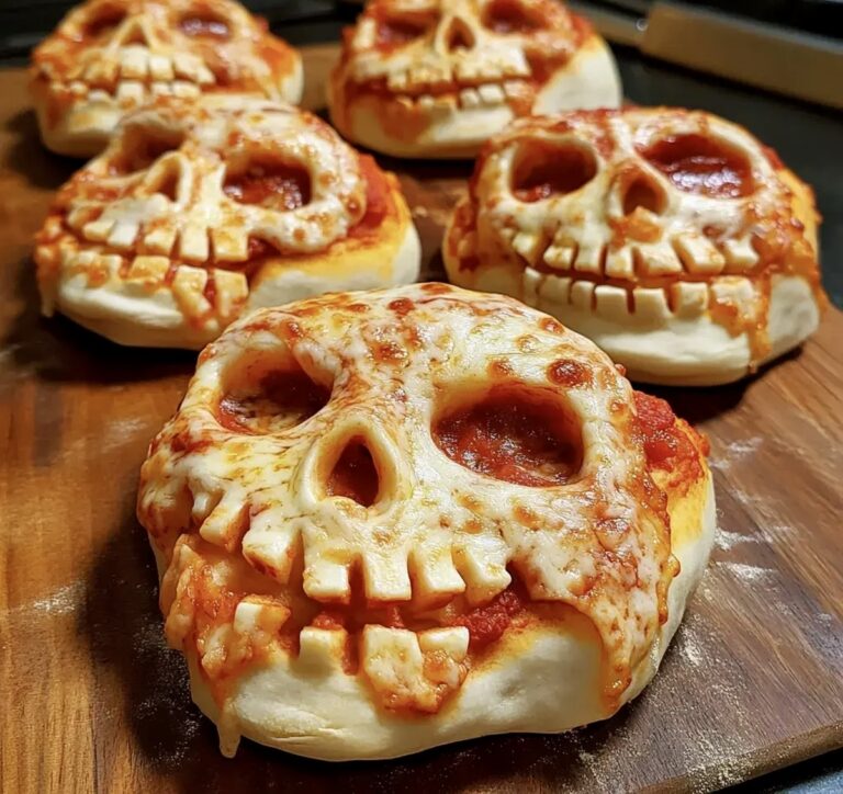 Halloween Pizza Skulls Recipe