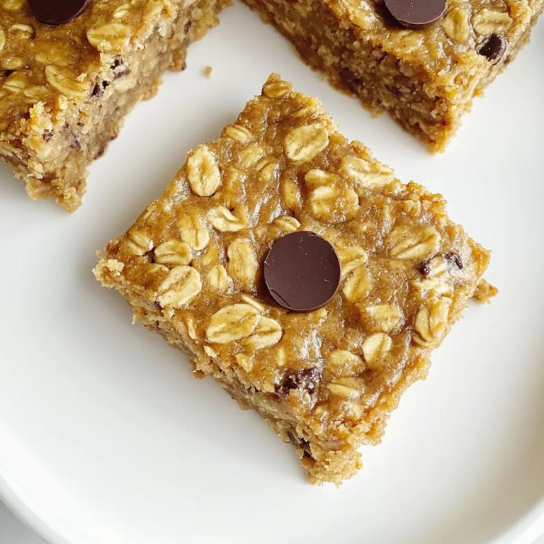 Banana Oat Bars Recipe