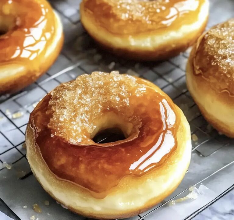 Baked Creme Brulee Donuts Recipe