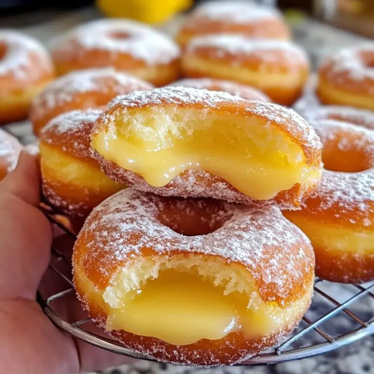Lemon Curd Donuts Recipe