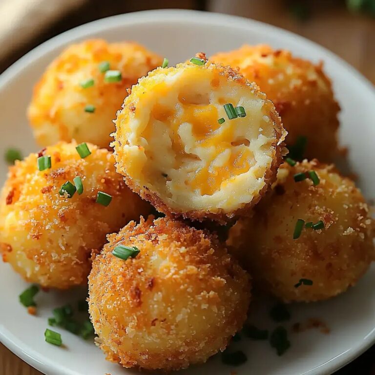 Baked Potato Cheese Balls Recipe