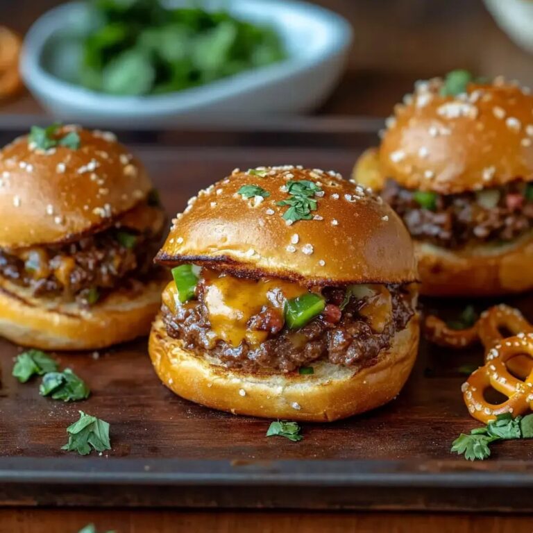 Pretzel Cowboy Sliders Recipe