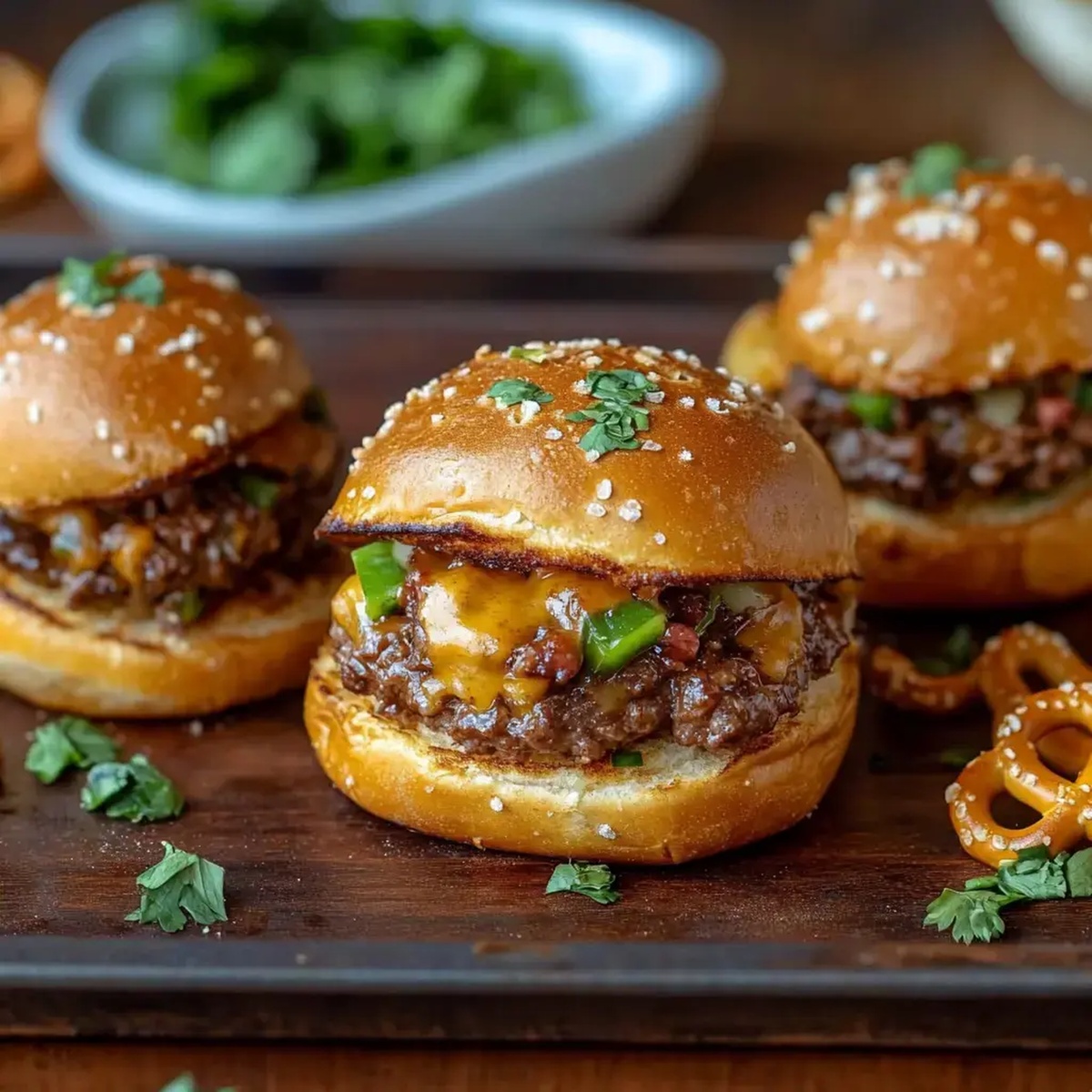 Pretzel Cowboy Sliders Recipe