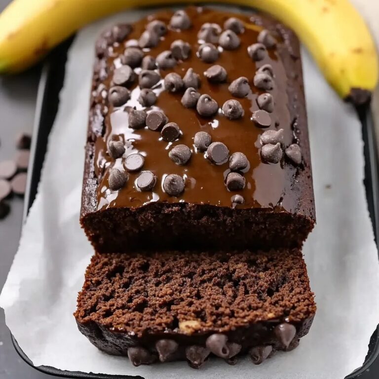 Healthy Chocolate Banana Bread Recipe