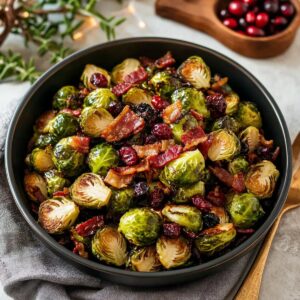 Sweet Cranberry Brussels Sprouts Recipe