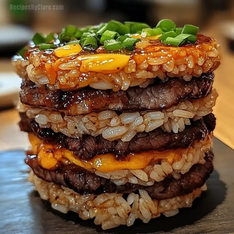 Korean Bbq Beef Rice Stack Recipe