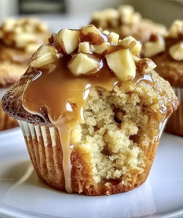 Caramel Apple Muffins With Walnuts Recipe