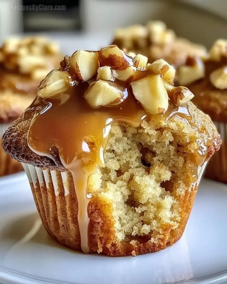 Caramel Apple Muffins With Walnuts Recipe