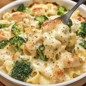 Chicken Broccoli Baked Alfredo Recipe