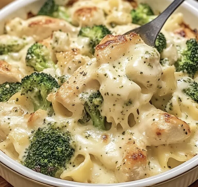 Chicken Broccoli Baked Alfredo Recipe