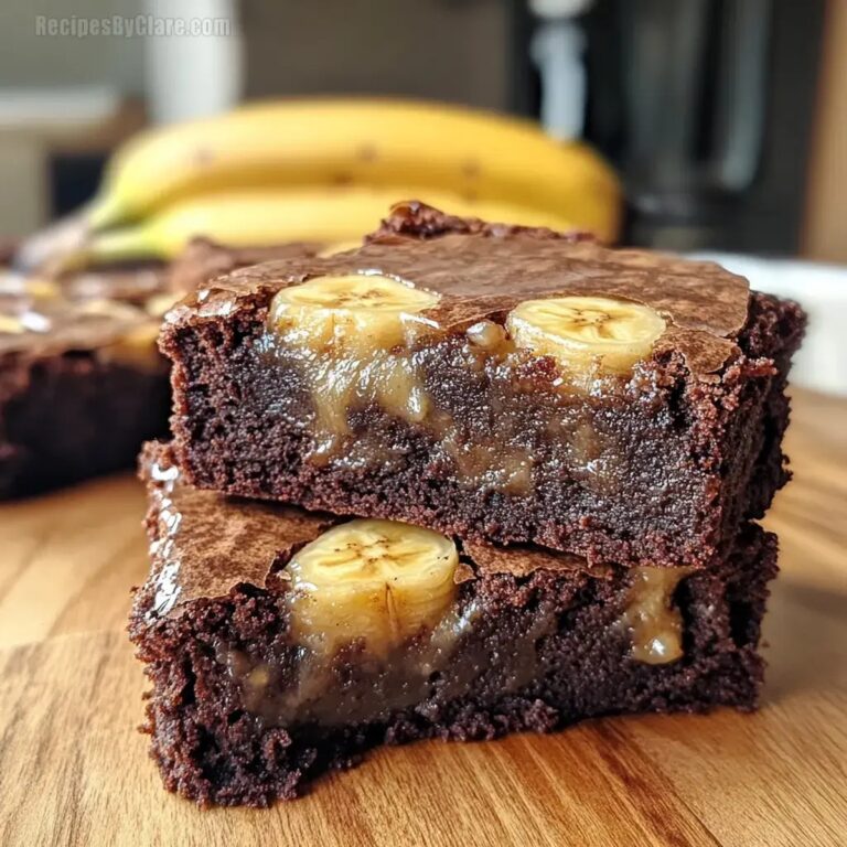 Banana Bread Brownies Recipe